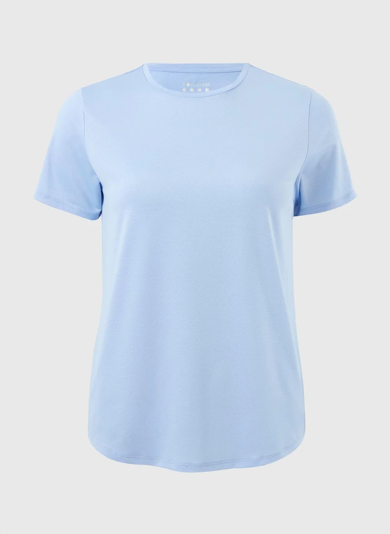 ماتلان Souluxe Light Blue Sports T-Shirt